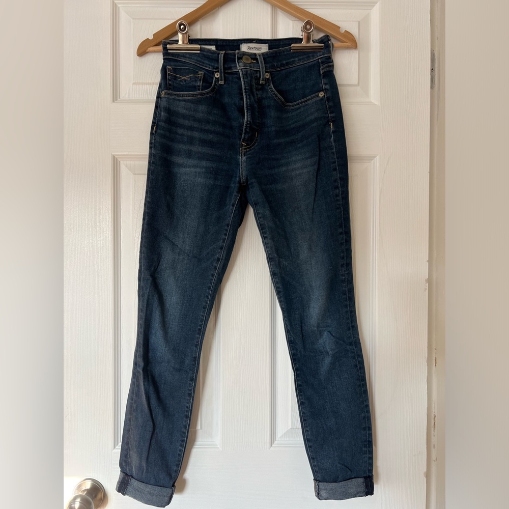 Revtown High Rise Skinny Jean Medium Wash 26 Regular Super Soft